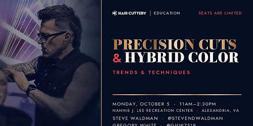 Precision Cuts & Hybrid Color Education Showcase,  hosted by Hair Cuttery