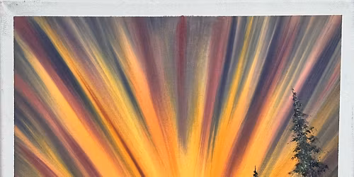 Paint Summer Sunburst with Dawn Marsh Bob Ross\u2013style class