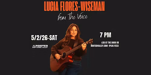 LIVE Concert with Lucia Flores-Wiseman