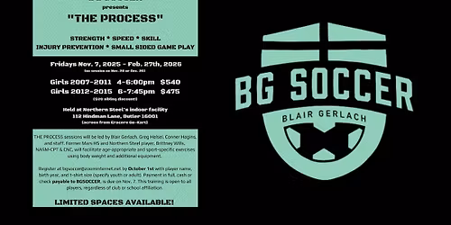 BG Soccer - Process Training