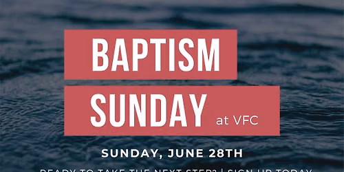 Baptism Sunday