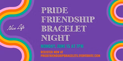 Pride Friendship Bracelet Night