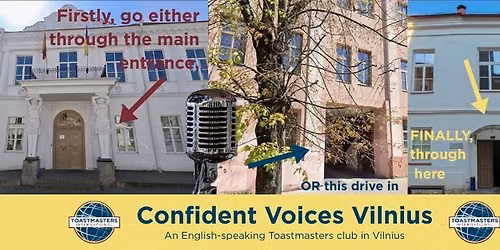 Free Public-speaking Toastmasters' Event in Vilnius, #295