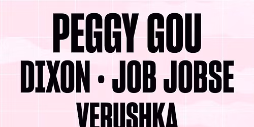 Peggy Gou, Dixon, Job Jobse, Verushka Barcelona Tickets