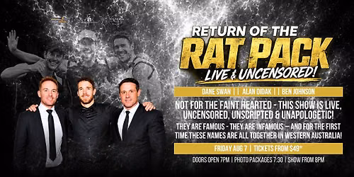 The Rat Pack LIVE at Vic Park Hotel!