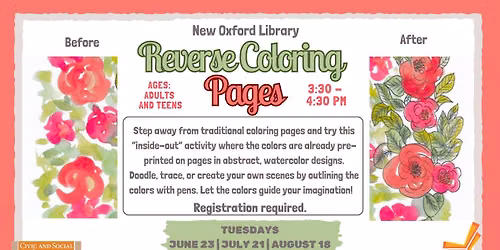 Reverse Coloring Pages