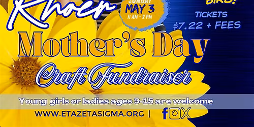 Mother's Day Craft Fundraiser - HZS Rhoer Club
