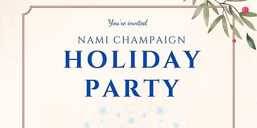 NAMI Champaign Holiday Party + Care-bags