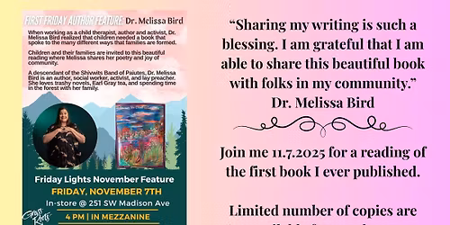 First Friday Author Feature - Grass Roots Books