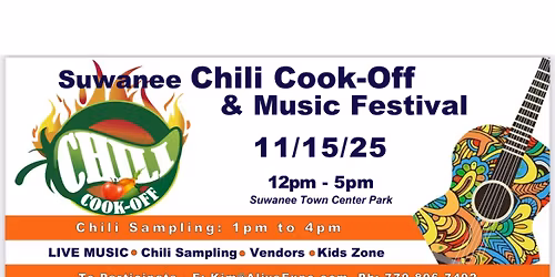 Suwanee Chili Cook Off & Music Festival