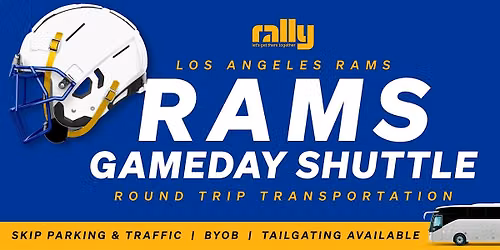 Giants vs Rams \u2013 Rally Gameday Fan Shuttle to SoFi Stadium | Sept. 21