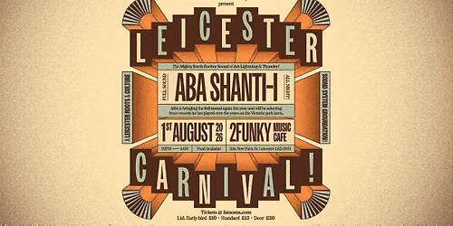 Aba Shanti-I (full sound) - Leicester Carnival 2026