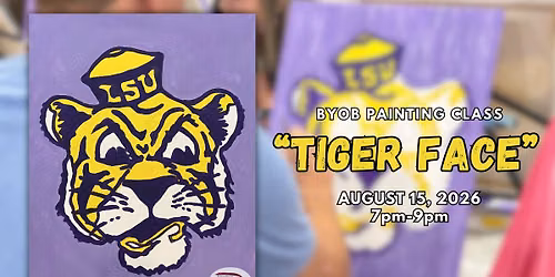 BYOB Painting Class - "Tiger Face"