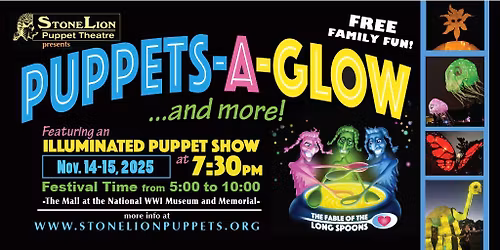 Puppets A-Glow VI: Art Glow and Puppet Show