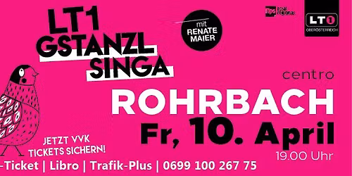 LT1 Gstanzl singa mit Renate Maier in Rohrbach-Berg centro
