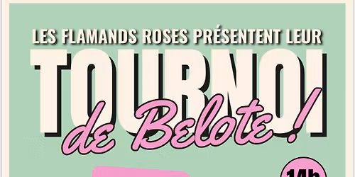 Tournoi de belote des Flamands Roses