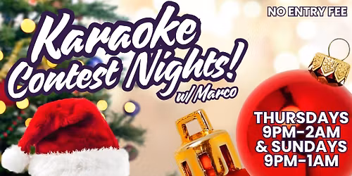 HOLIDAY KARAOKE CONTEST \ud83c\udf84\ud83c\udf99\ufe0f