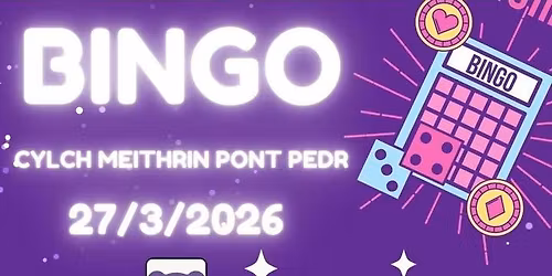 Bingo Cylch Meithrin Pont Pedr