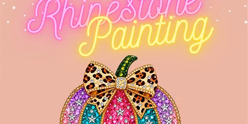 Rhinestone Pumpkin Painting- Sept. 30th @ Qargo Coffee-Culebra