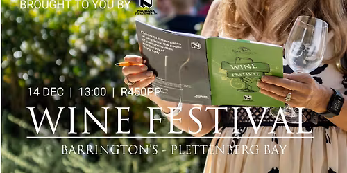 Barrington's Wine Festival - Plettenberg Bay 2025