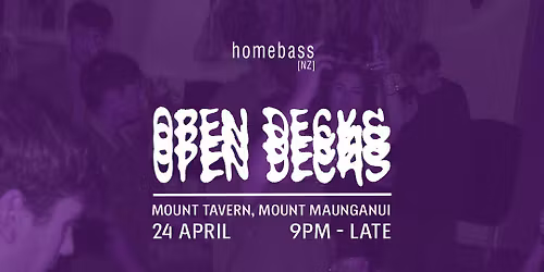 Homebass NZ Open Decks
