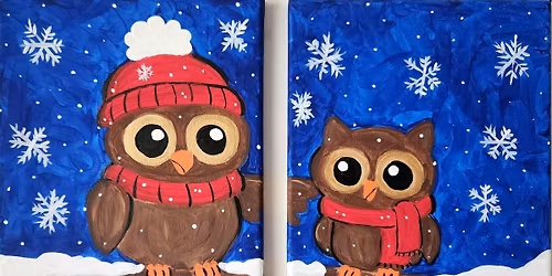Mommy & Me! Winter Owls - Morning Paint Party