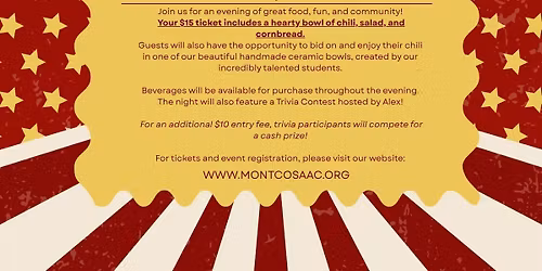 MontCo SAAC Chili Bowl