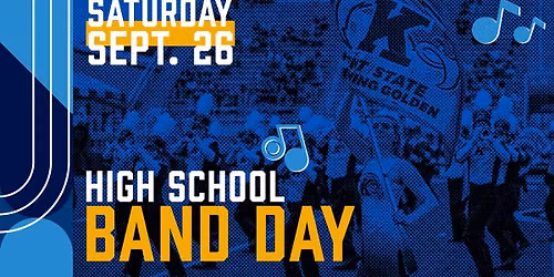 Kent State Marching Golden Flashes High School Band Day