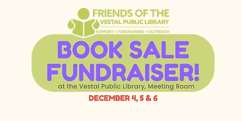 Book Sale Fundraiser at the Vestal Public Library 