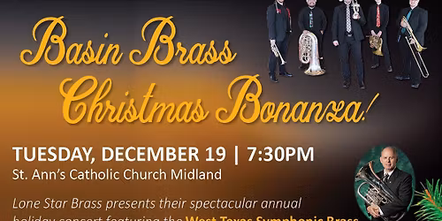 West Texas Symphonic Brass at Brooks and Bates Theatre - San Angelo Performing Arts