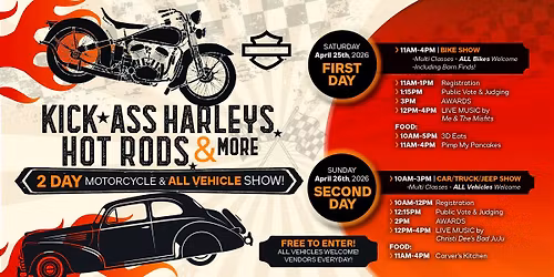 Kick Ass Harleys & More: Bike Show!