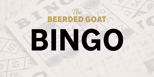 Bingo at The Beerded Goat