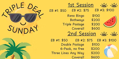 TRIPLE DEAL SUNDAY