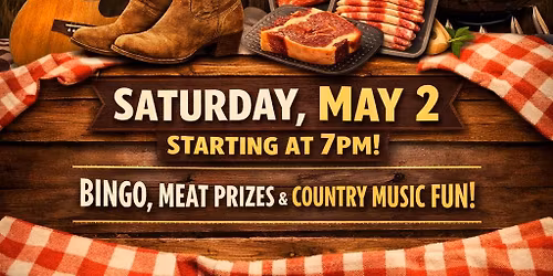 Country Summer Hits Music Bingo + Meat Raffle