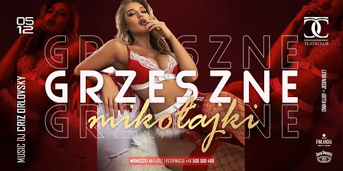 \u2605 GRZESZNE Miko\u0142ajki \u2605 DJ Criz Orlovsky \u2605 Friday 05.12 \u2605