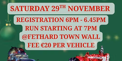 Light up Fethard Tractor Run