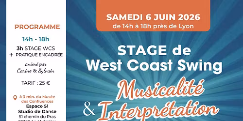 Stage West Coast Swing - Musicalit\u00e9 & Interpr\u00e9tation