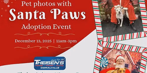 Santa Paws Pet Photos & Adoption Event