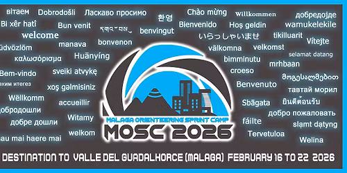 MOSC 2026 - M\u00e1laga Orienteering Sprint Camp