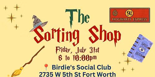The Sorting Shop (Harry Potter Themed)