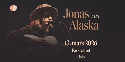 Jonas Alaska \u2013 slippkonsert | Pres. av All Things Live