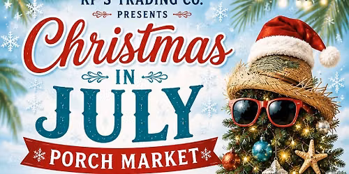 Christmas In July Porch Market