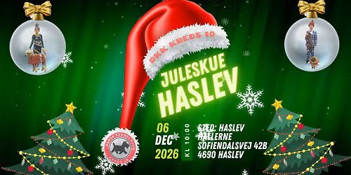 Juleskue i Haslev d 6 december 2026