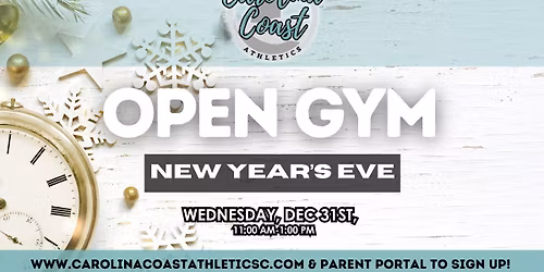 New Year's Eve Open Gym at CCA