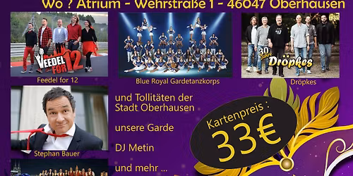 Prunksitzung zum 44. Jubil\u00e4um der OKG Harmonie 1981 e.V.