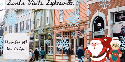 Santa Visits Sykesville