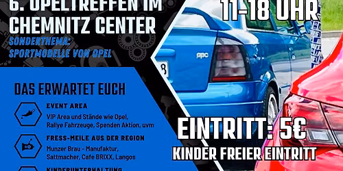 6. Opeltreffen Chemnitz Center - Sportmodelle von Opel