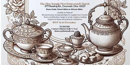 African Inspired High Tea An Elegant Afternoon of Purpose