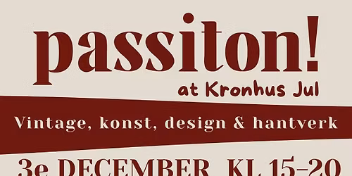 PASS IT ON! at Kronhus jul \ud83d\udc8c