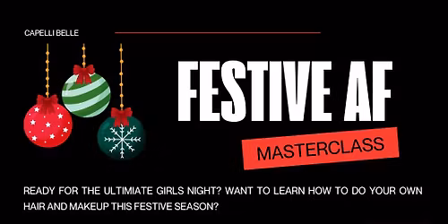 Festive masterclass